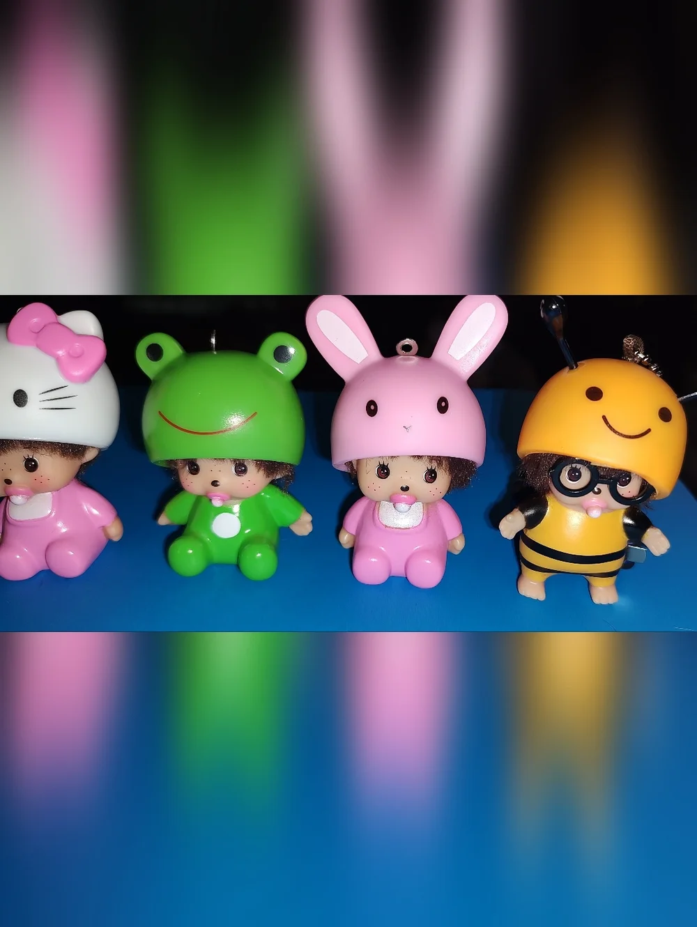 Green Frog Baby Doll Keychain Plush-Style Kids Toy